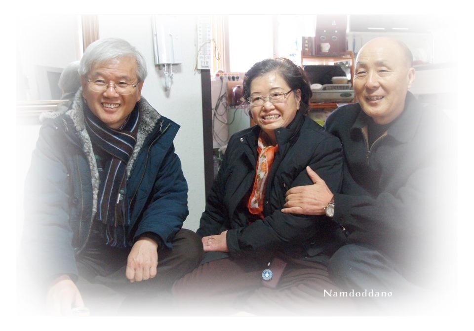 조현삼 목사, 장인심 권사, 황영준 목사(2010년 12월 21일)